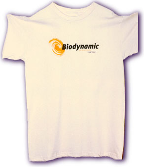T-Shirt with Biodynamic emblazoned on front